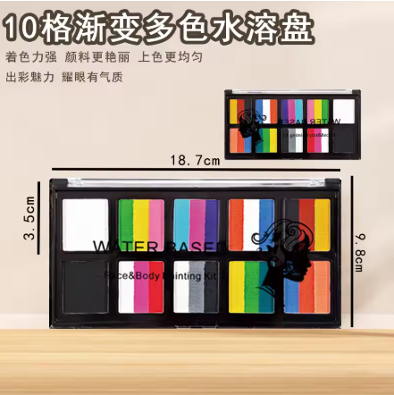 Thumbnail: צבעי פנים מקצועיים | צבעי מים לפנים | איפור קשת בענן