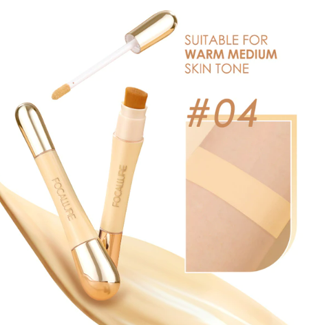 תמונה ממוזערת: קונסילר מומלץ דו צדדי FOCALLURE | קונסילרים | קונסילר כיסוי מלא