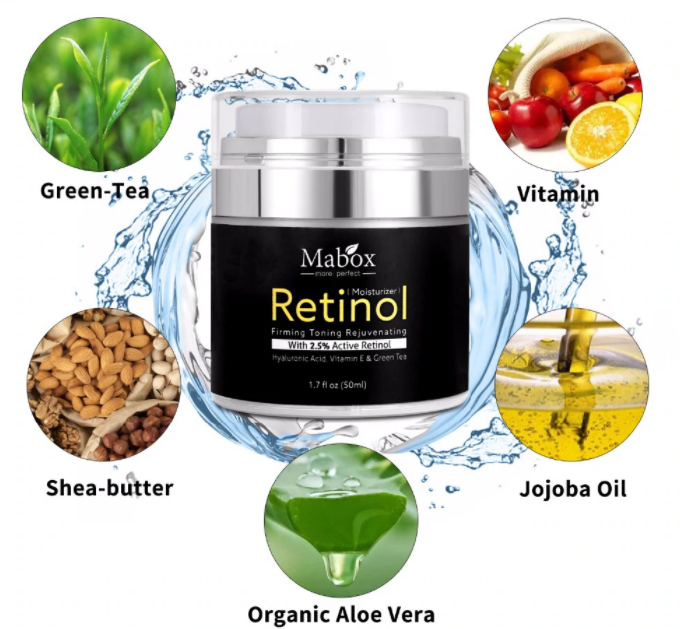תמונה ממוזערת: MABOX | רטינול A | קרם פנים אנטי אייג'ינג | קרם לחות רטינול