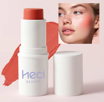 Thumbnail: איפור פנים רב תכליתי | סומק סטיק | HECI | סומק קרם