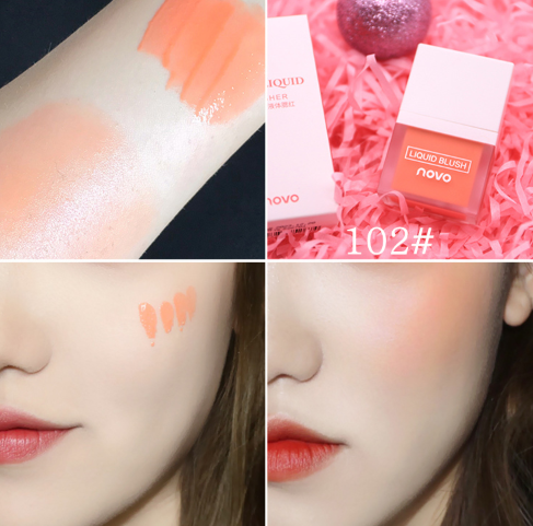 סומק על בסיס קרם בגימור סאטן עשיר בלחות - NOVO