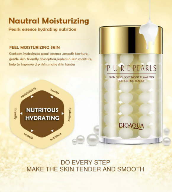 תמונה ממוזערת: מסכת לילה | מסכת לחות | BIOAQUA PURE PEARLS | מסכת שינה