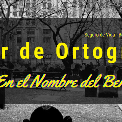 Error ortográfico en el nombre del Beneficiario de Seguro de Vida.