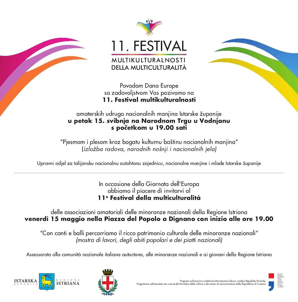 Podržite nas na 11. Festivalu multikulturalnosti u Vodnjanu! - najava