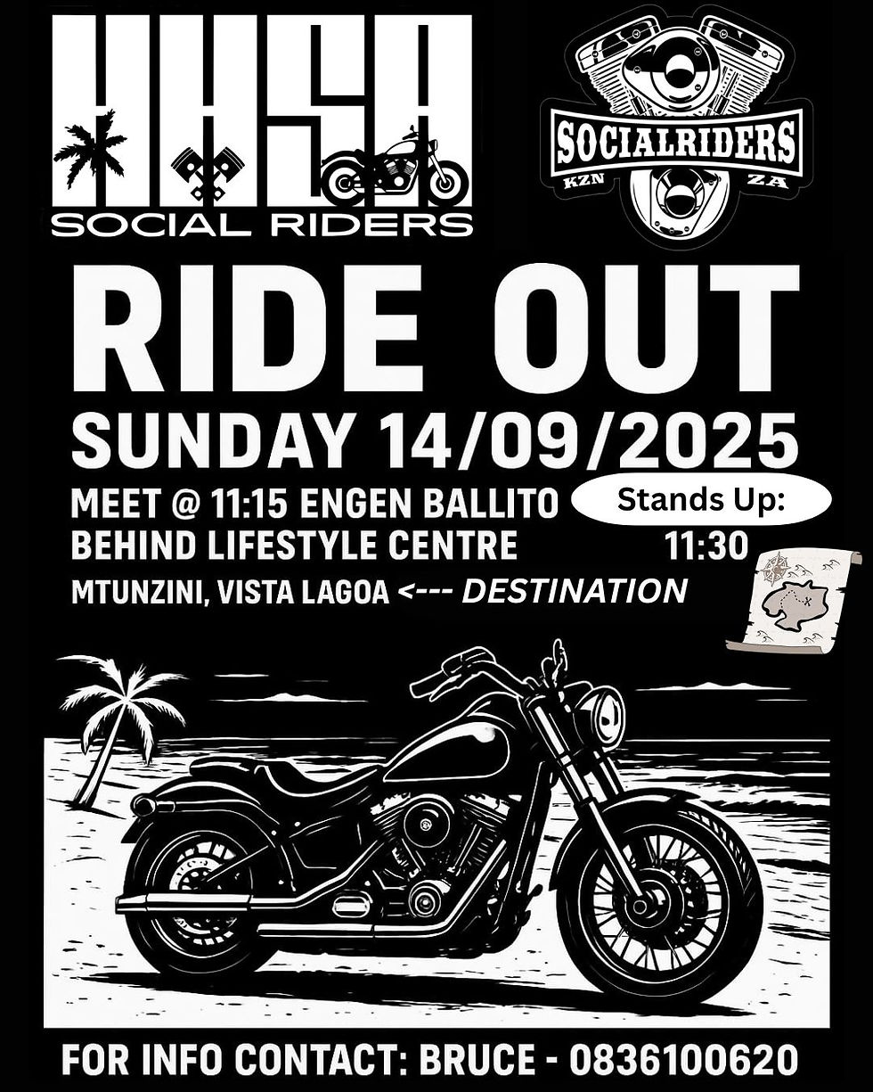 HARLEYHAVENSA KZN - RIDE-OUT ALERT