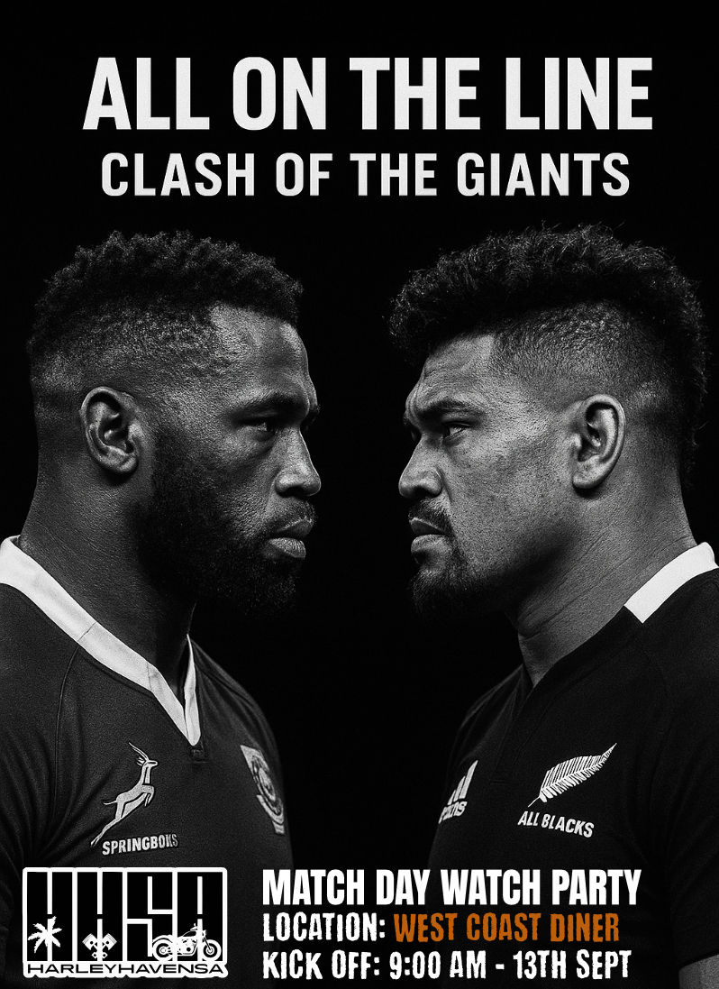 HHSA - MATCH DAY WATCH PARTY - BOKKE vs ALL BLACKS