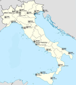 Италия — Трансфер и такси в аэропортах