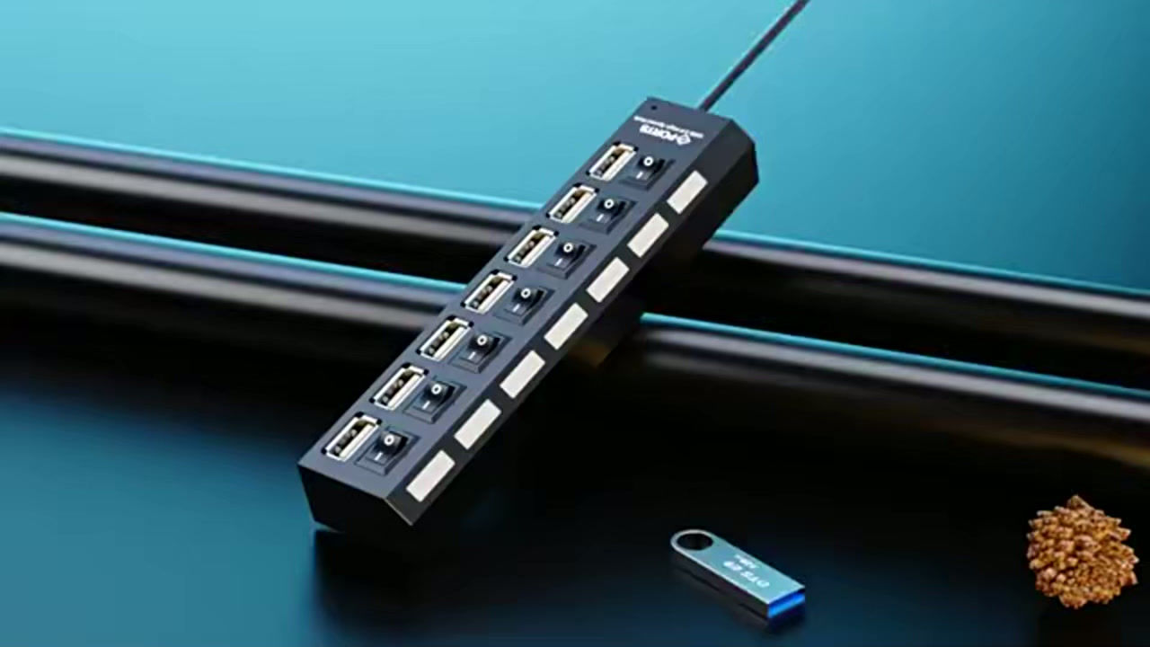 Switch Extension Hub 7-port USB2.0 Hub Computer USB Extension Hub