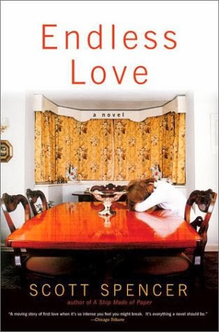 Endless Love cover depicting a woman at a table along, with her head down.