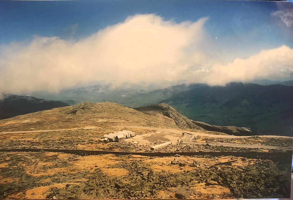A view from Mt. Washington in New Hampshire