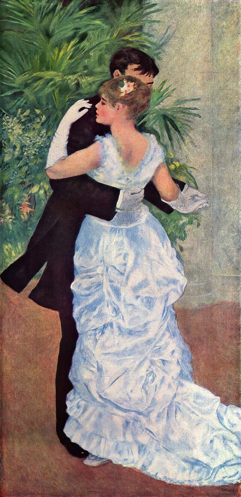 Pierre-Auguste Renoir's 1883 painting, Dance in the City