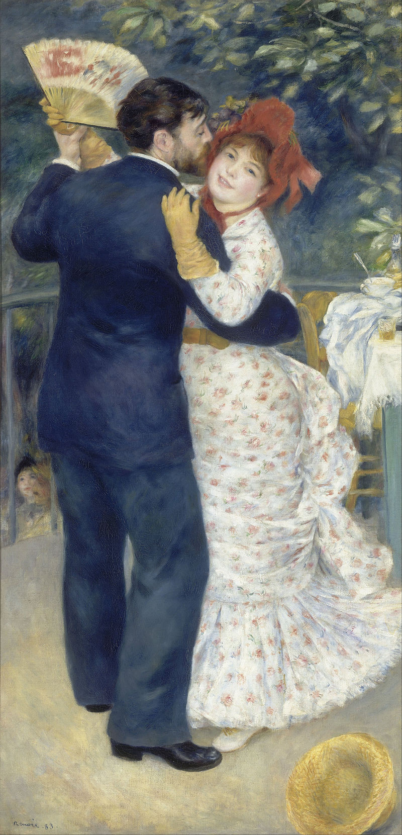 Pierre-Auguste Renoir's 1883 painting, Dance in the Country