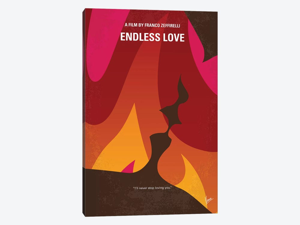 A poster by Chungkong of Endless Love depicting a house on fire