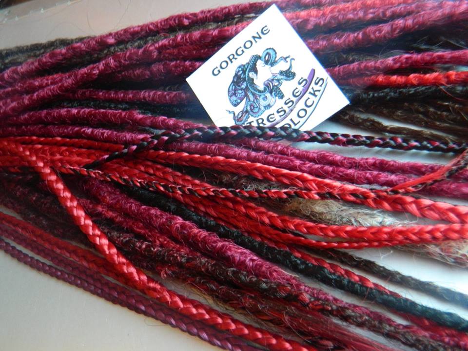Lot de dreadlocks synthétiques