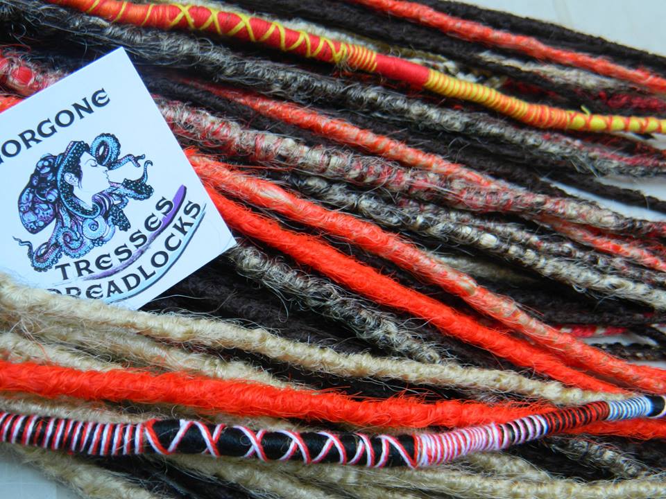 Lot de dreadlocks synthétiques