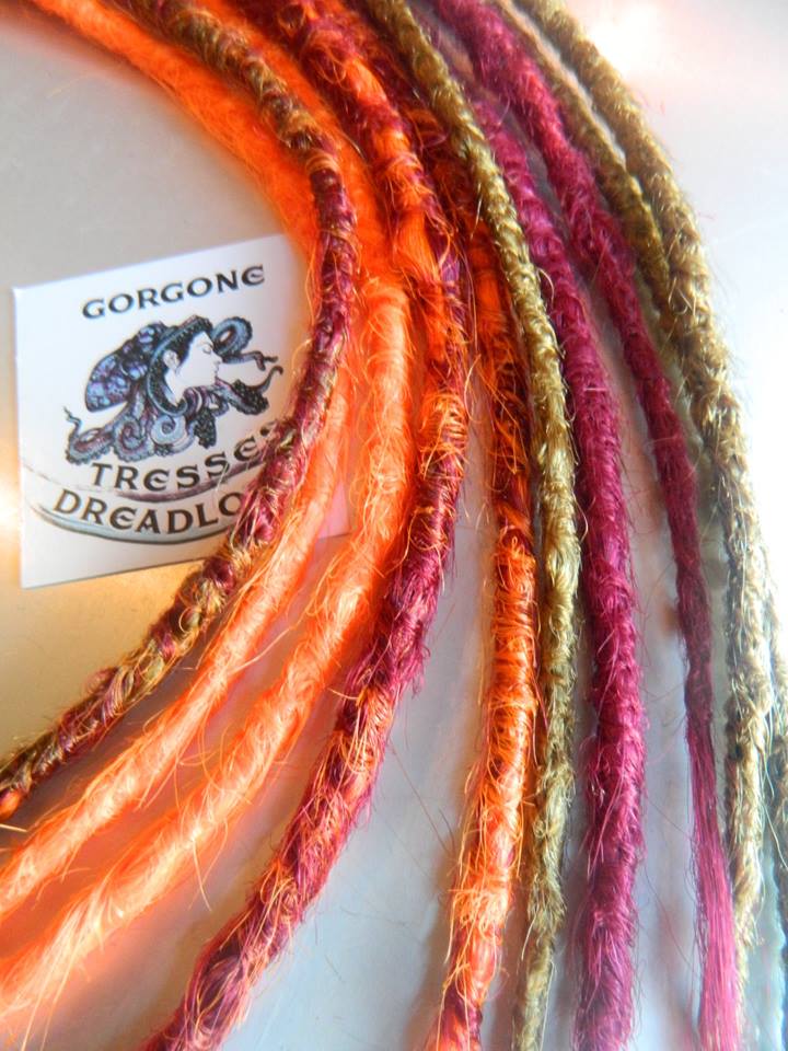 Lot de dreadlocks synthétiques