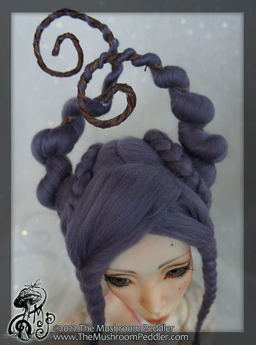 Thumbnail: Mystic Plum - Wig Sculpture - size 9
