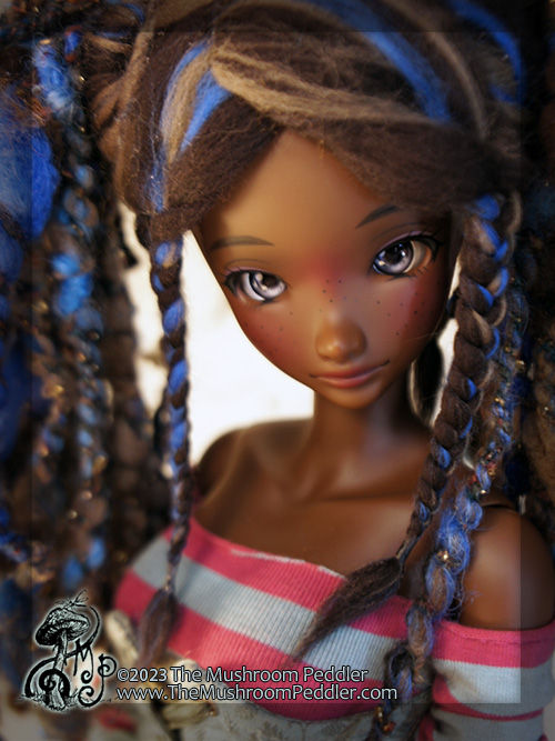 Thumbnail: Wig Sculpture - size 8.25 - Smart Doll/Wiggs - Dread Pirate Night Sky