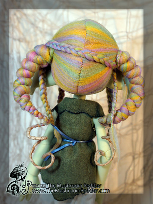Thumbnail: Wig Sculpture - size 9 - Rainbow Sherbet