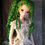 Thumbnail: Wig Sculpture - size 8.25 - Kaye Wiggs/Smart Doll - Emerald Pixi Ponytail