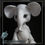 Thumbnail: Elli the Elephant - White resin