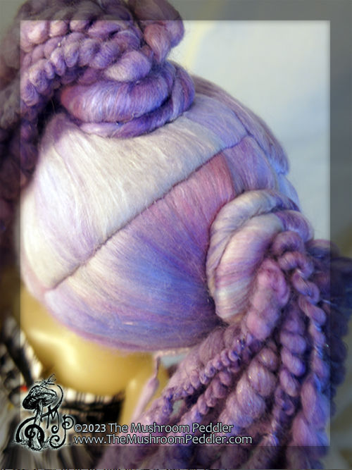 Thumbnail: Wig Sculpture - 11 - Dreaming in Purple