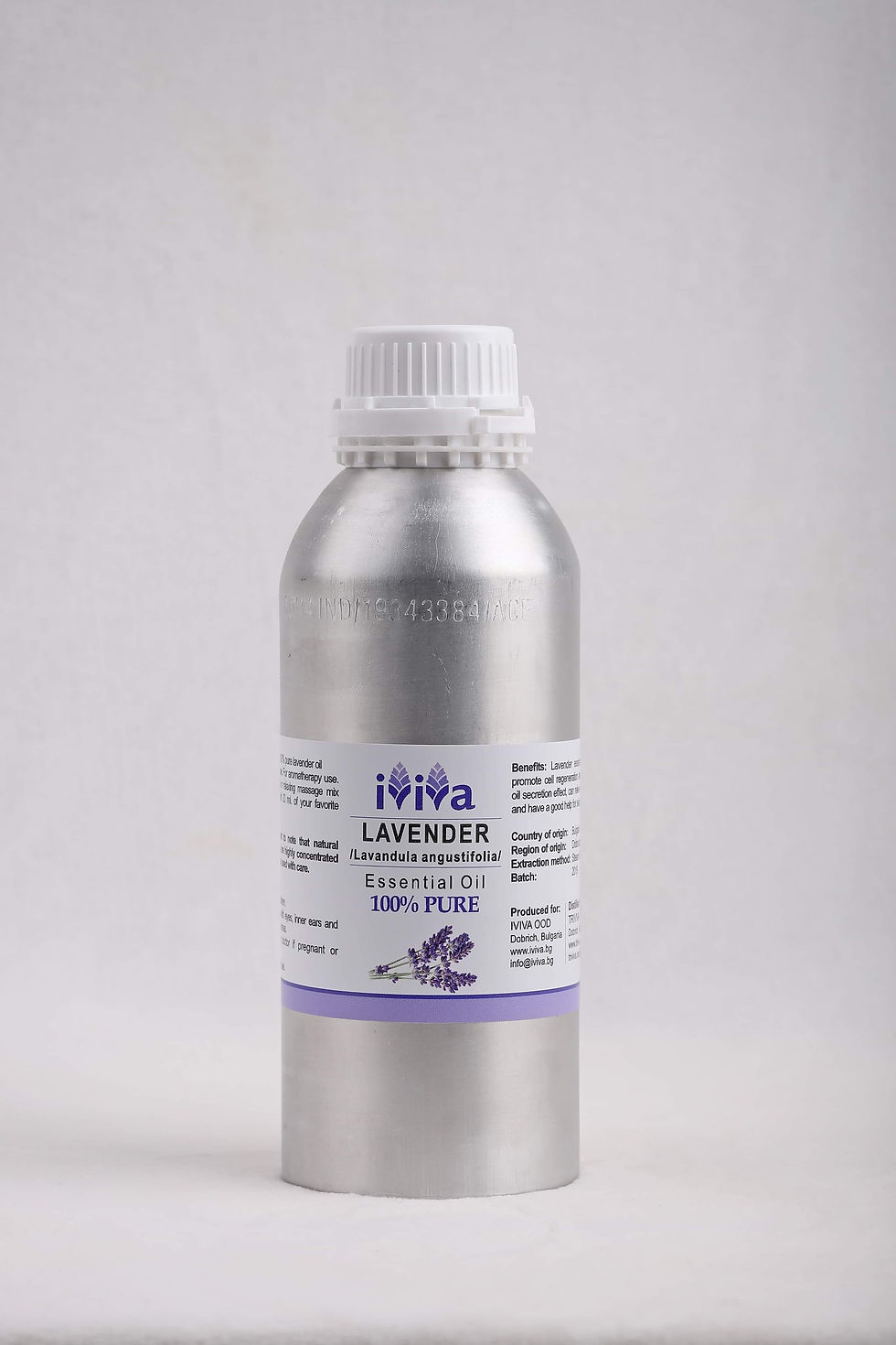 1 Litre Lavender Oil in Alluminium Bottle