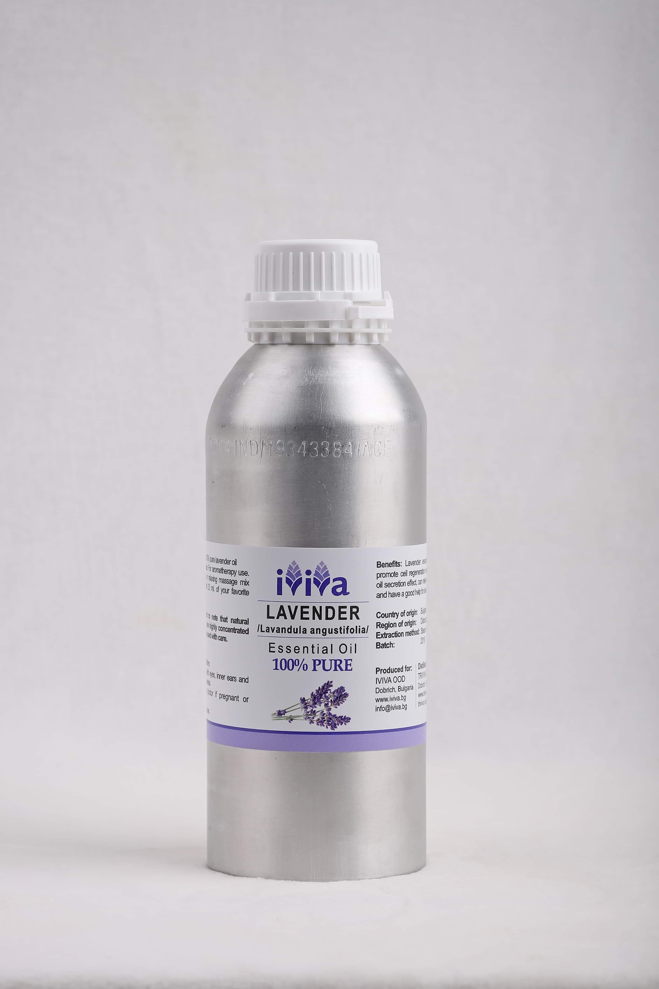 1 Litre Lavender Oil in Alluminium Bottle