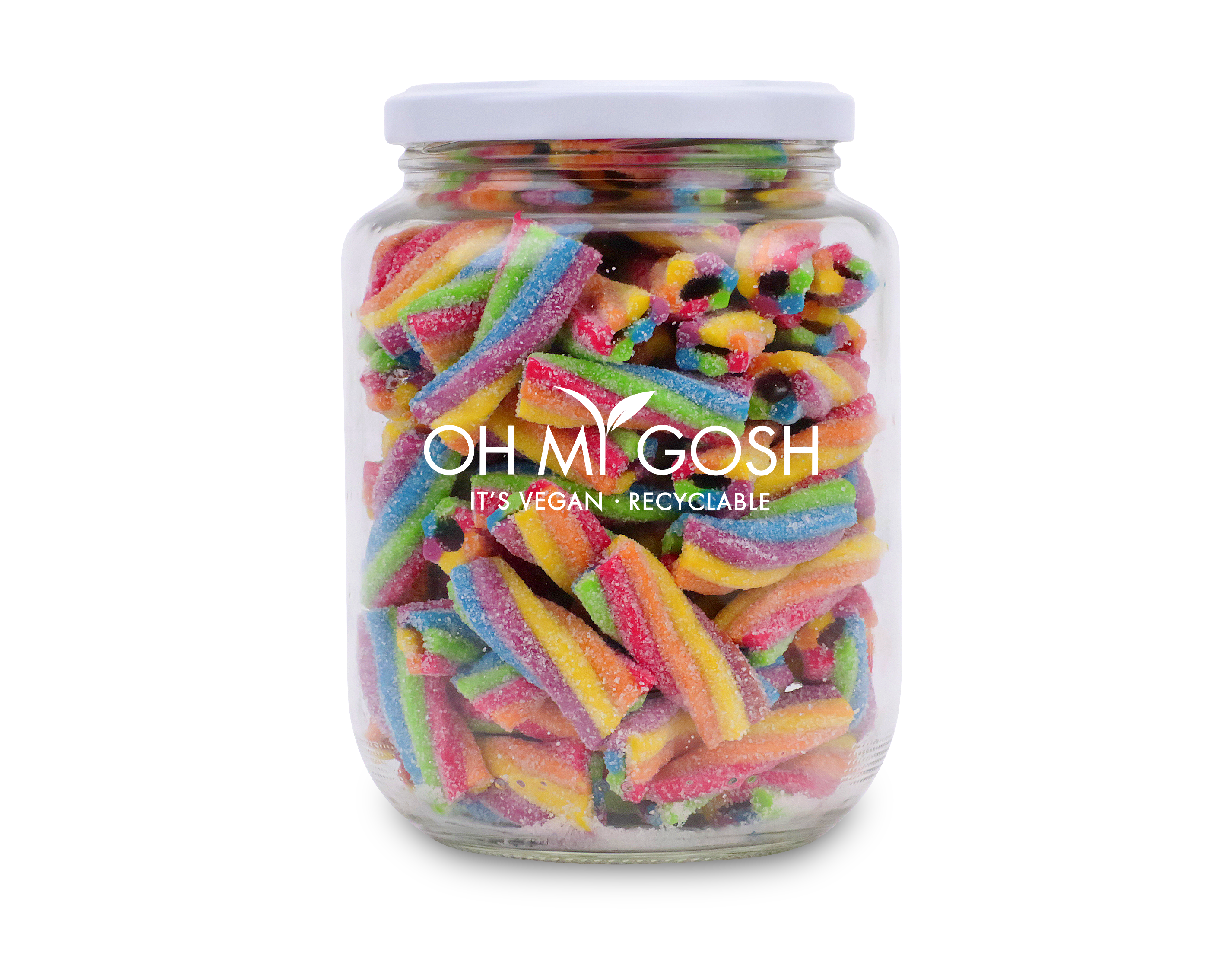 Vegan Sour Candy Shocks Gift Jar