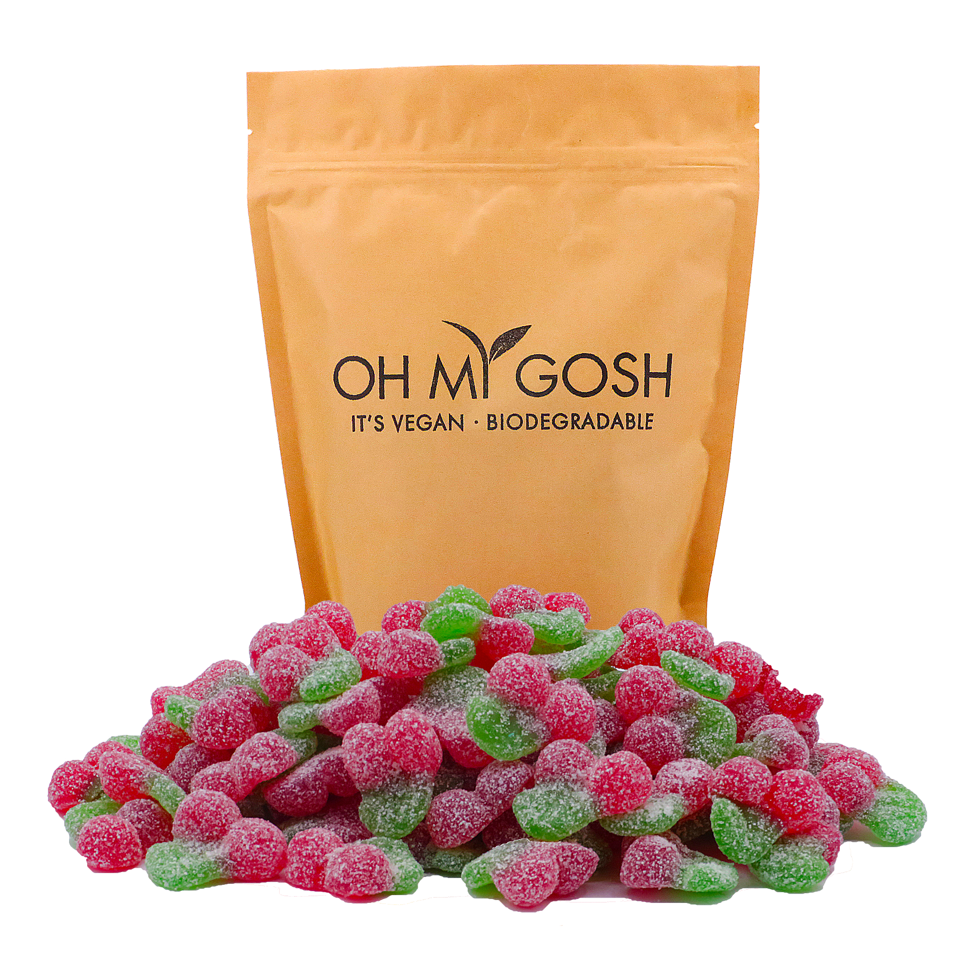 Vegan Fizzy Twin Cherries Sweet Bag