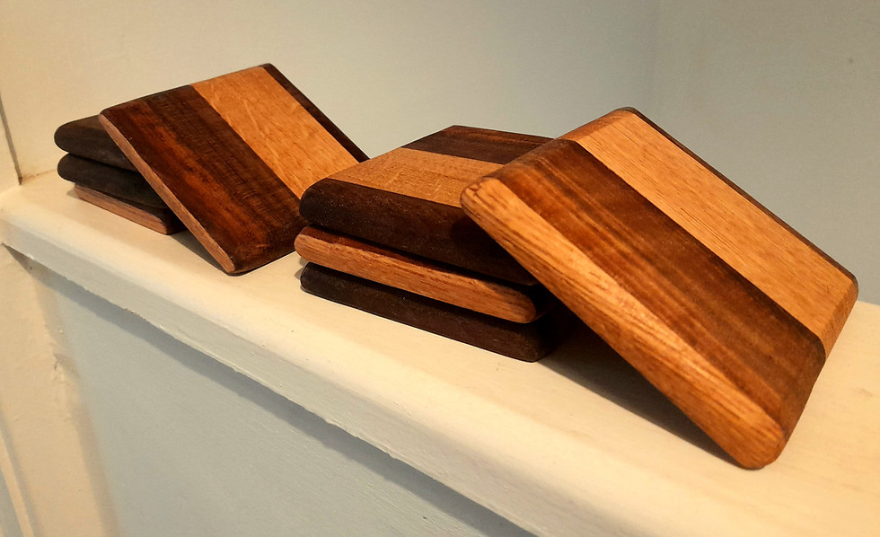 Thumbnail: Oak & Tulip Coasters