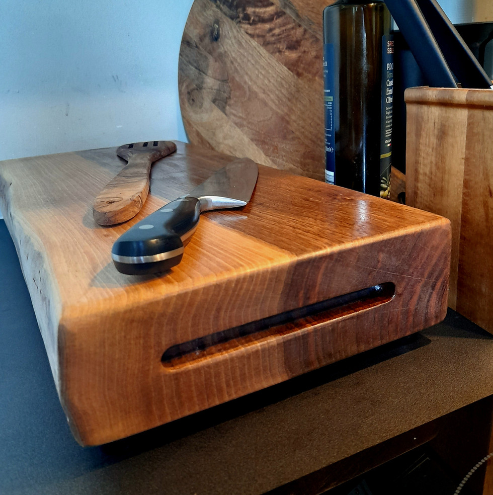 Thumbnail: Walnut Butcher Block with Waney Edge
