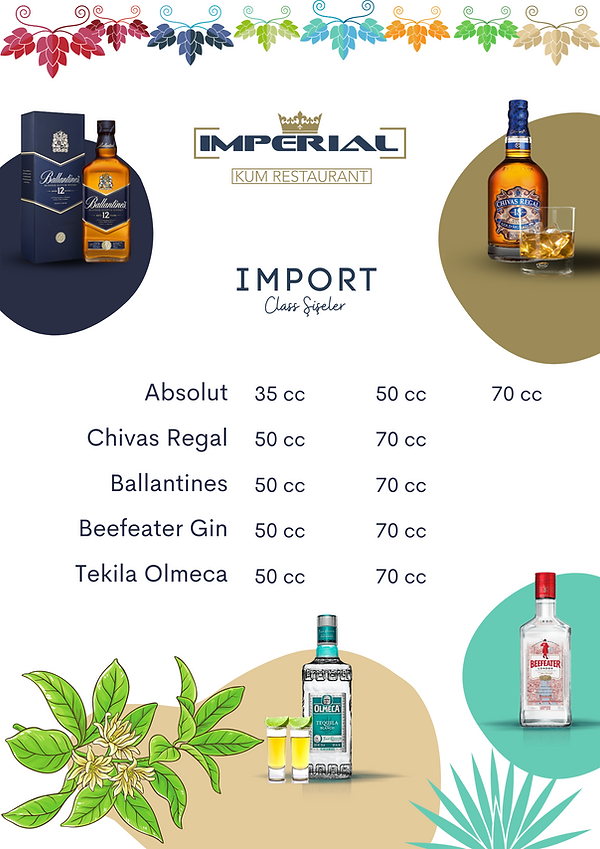 alkollü import 1 MENÜ