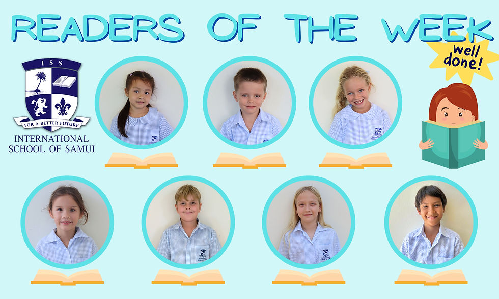 5 December 2025 - Primary Readers of the Week