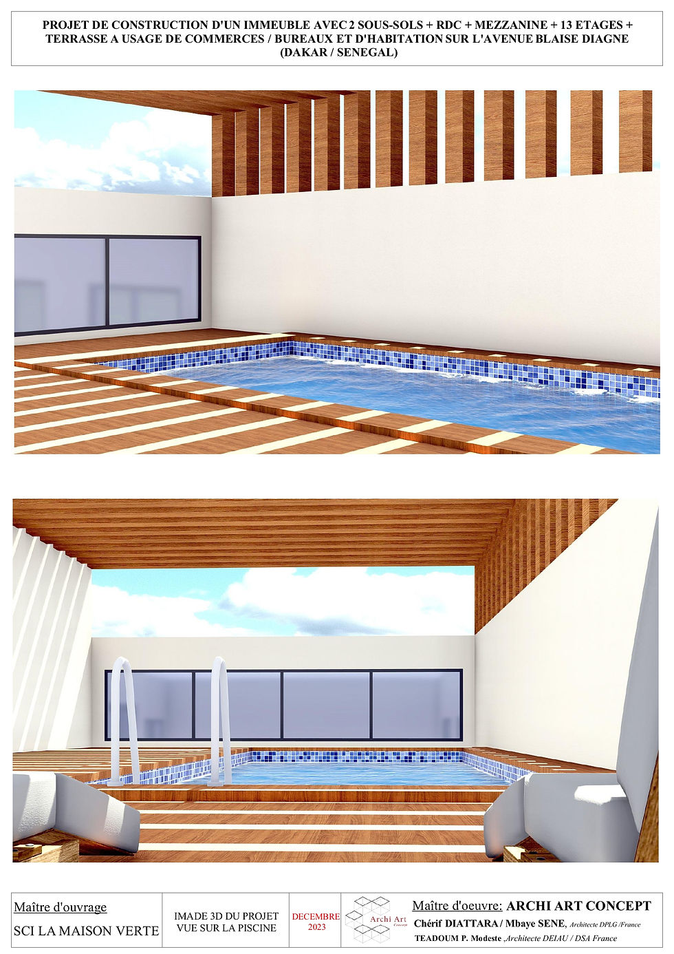 15-12-23-PROJET DE CONSTRUCTION D'UN IMMEUBLE 2SS+RDC+MEZZA+13+TERRASSE SUR L'AVENUE BLAIS