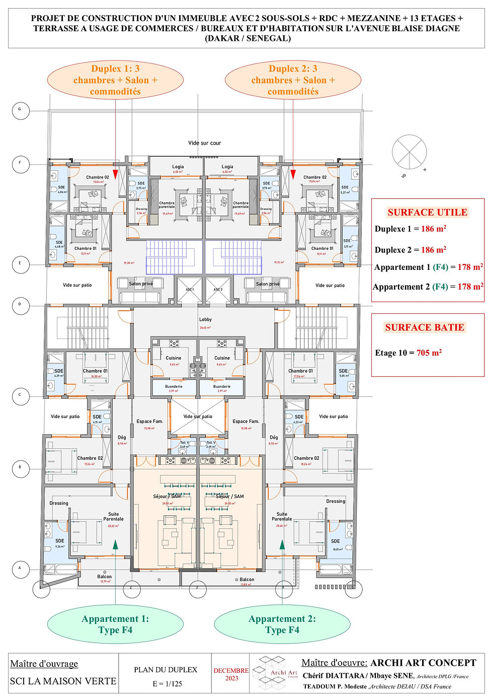 15-12-23-PROJET DE CONSTRUCTION D'UN IMMEUBLE 2SS+RDC+MEZZA+13+TERRASSE SUR L'AVENUE BLAIS