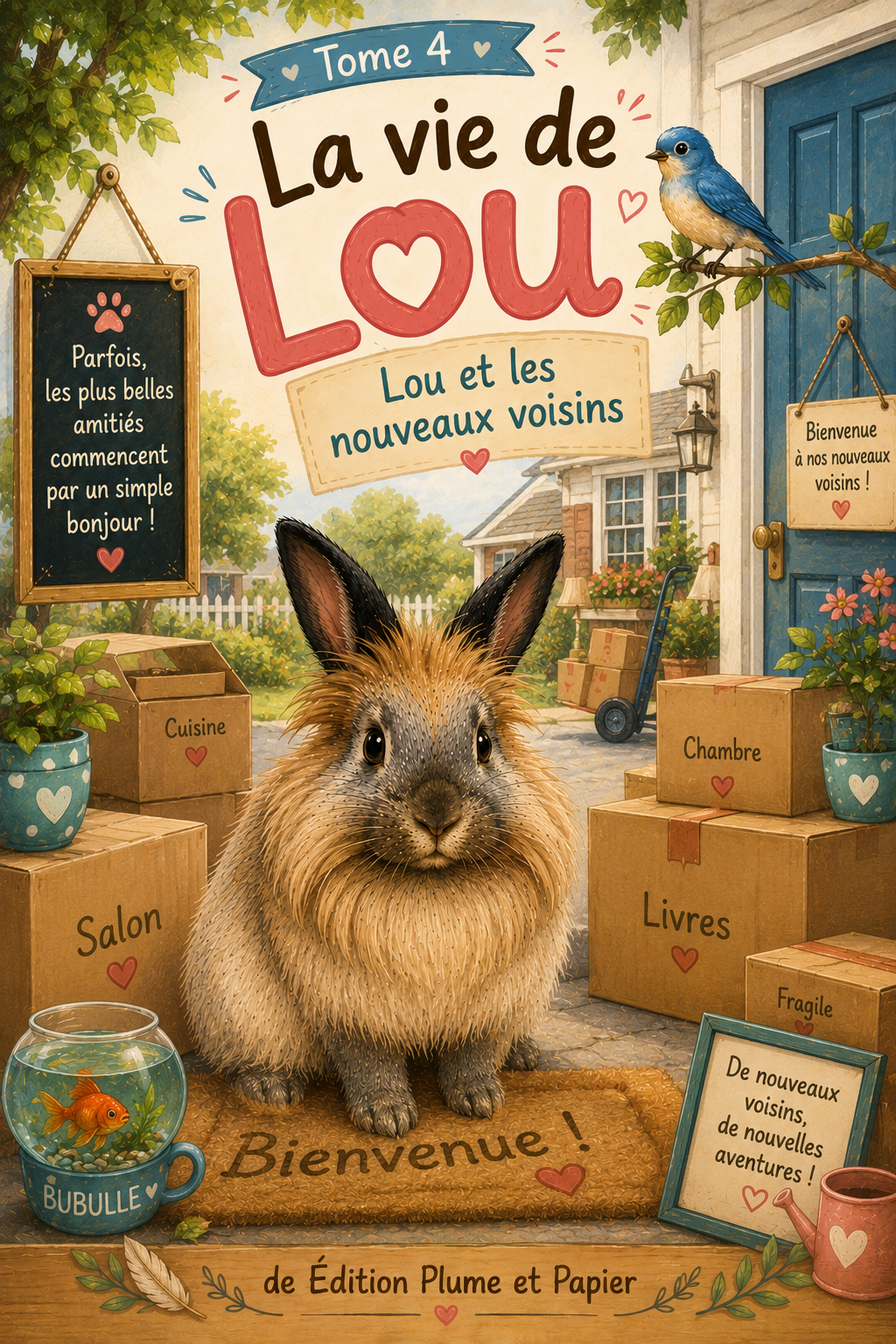 Tome 4 - La vie de Lou - Lou et les nouveaux voisins