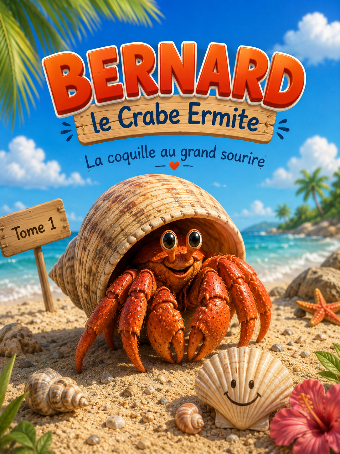 Tome 1 - Bernard le crabe ermite - La coquille au grand sourire