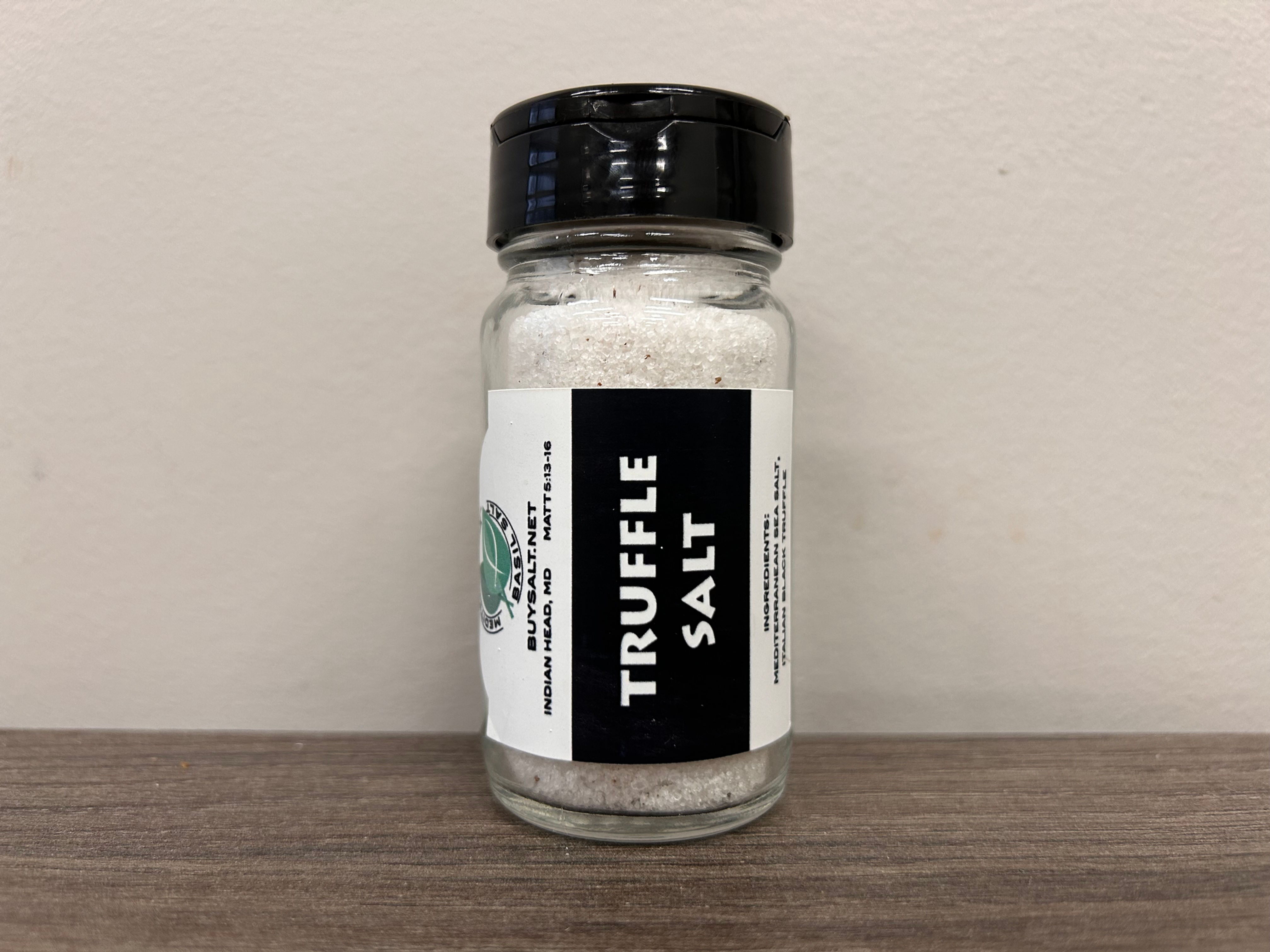 Black Truffle Salt Bottle
