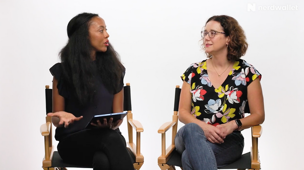 A stillshot of an interview with a nonprofit founder by couldbee media