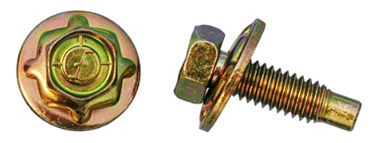 1977 Ford Truck Styleside OEM Correct Fender Apron L Ins>Firewall Fasteners Qty4