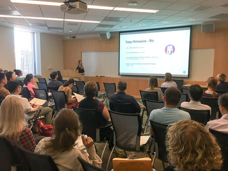 Tanya Petrossian shared her experiences of transitioning from academia to the industry at BEC Semina