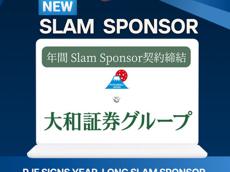 Daiwa Securities Group Signs Annual Slam Sponsorship Agreement!