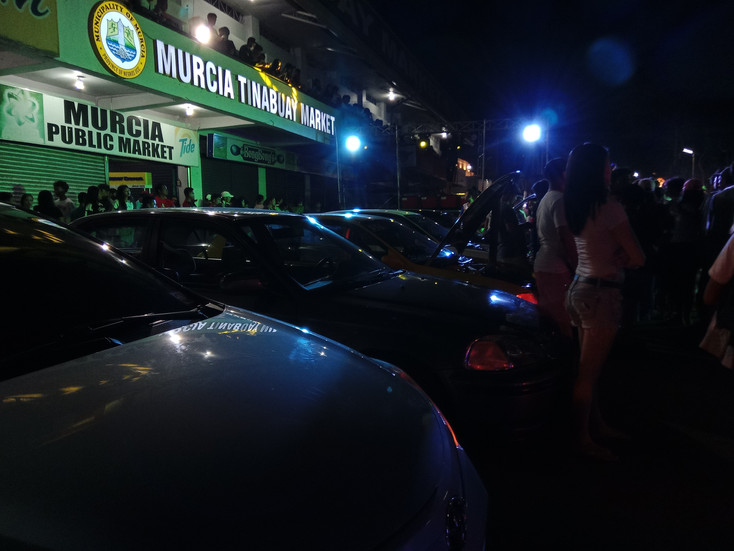 line of cars