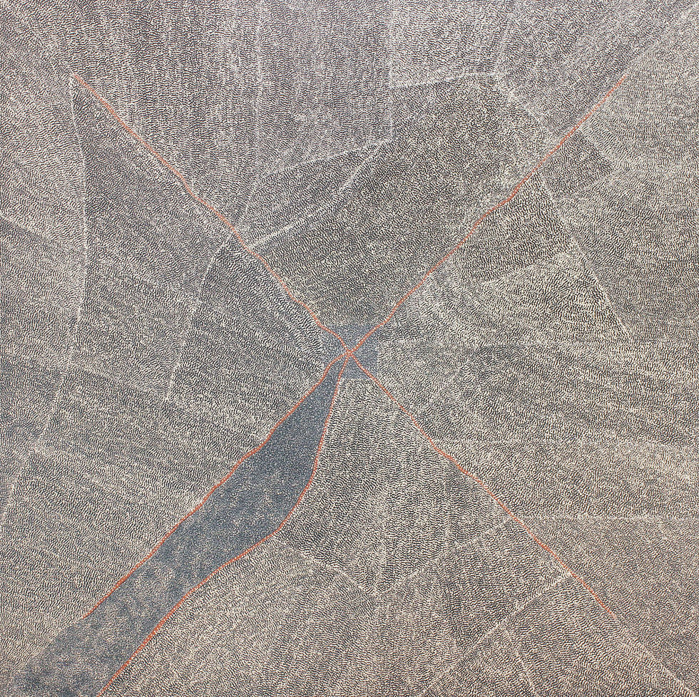 KATHLEEN PETYARRE - MOUNTAIN DEVIL LIZARD DREAMING