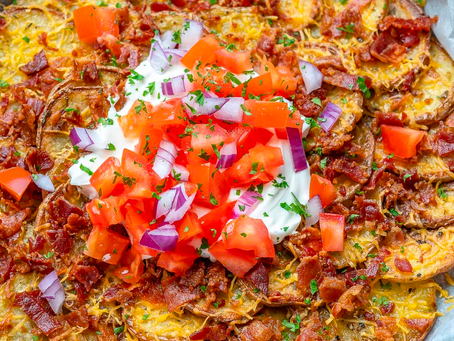 Irish-Inspired Sweet Potato Nachos