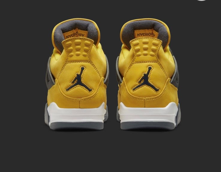 Thumbnail: Size 14R Men US, Air Jordan 4 Retro Tour Yellow/White/Dark/Blue Grey