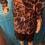 Thumbnail: Large (R) Size Women's Long Sleeve Brown Gold Blazer