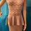 Thumbnail: XL-Regular Size 2b Bebe Women's Short Sleeveless Beige