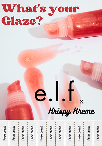 Tear away poster idea with lipglosses